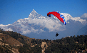 Paragliding in Nepal